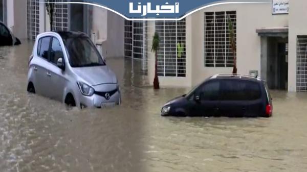 الأمطار الغزيرة بطنجة تتسبب في غرق عدد من السيارات